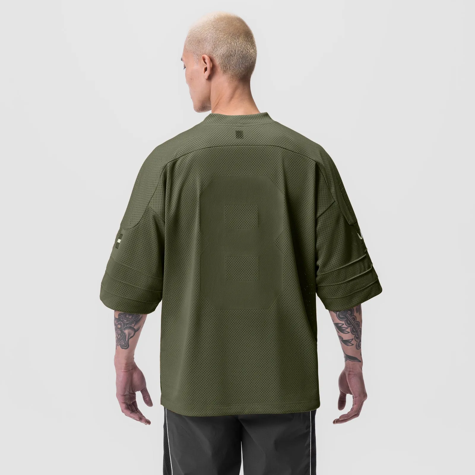 0772. SilverPlus™ Mesh Oversized Jersey - Olive