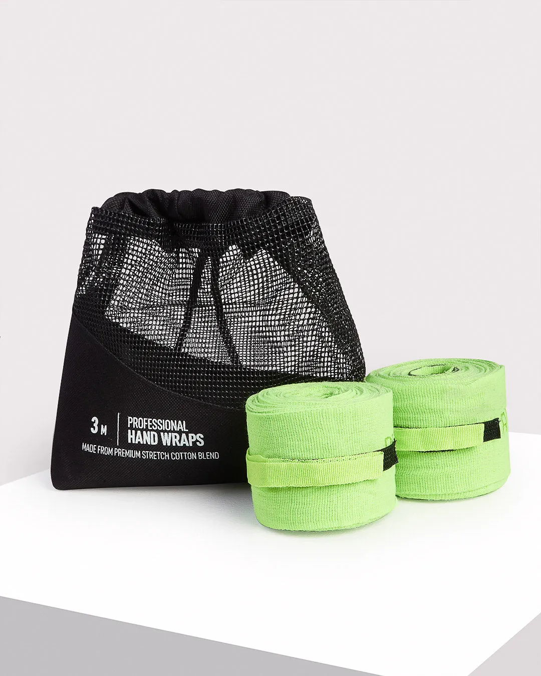 120" BOXRAW Hand Wraps - Green