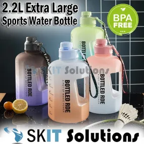 2.2L Extra Large Capacity Sports Water Bottle