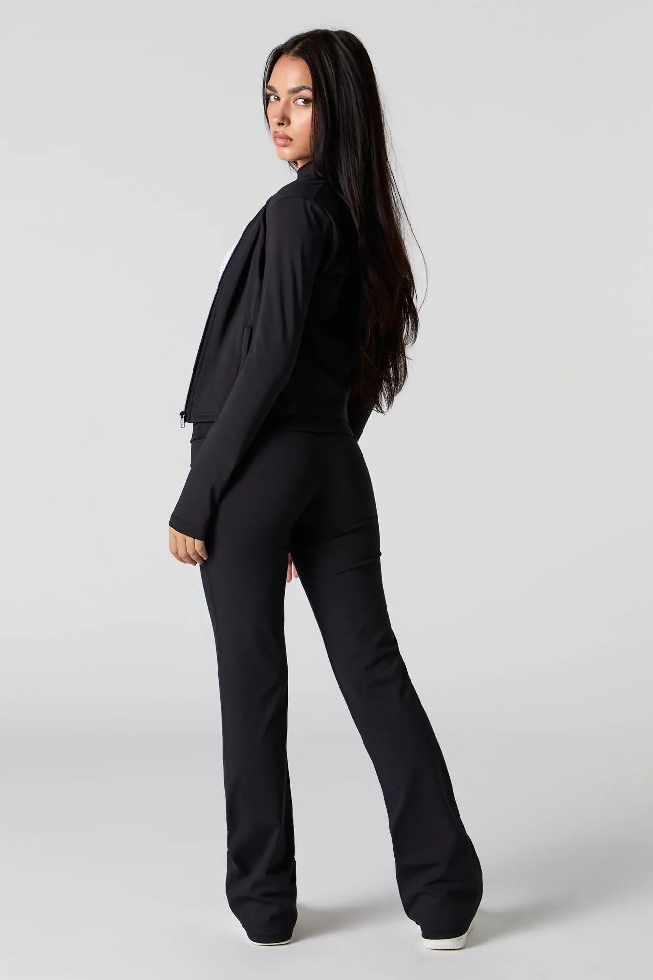 Active Foldover Waist Flare Pant