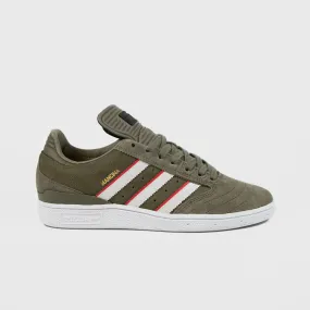 Adidas Skateboarding - Dan Mancina Busenitz Shoes - Olive Strata / Red / Cloud White