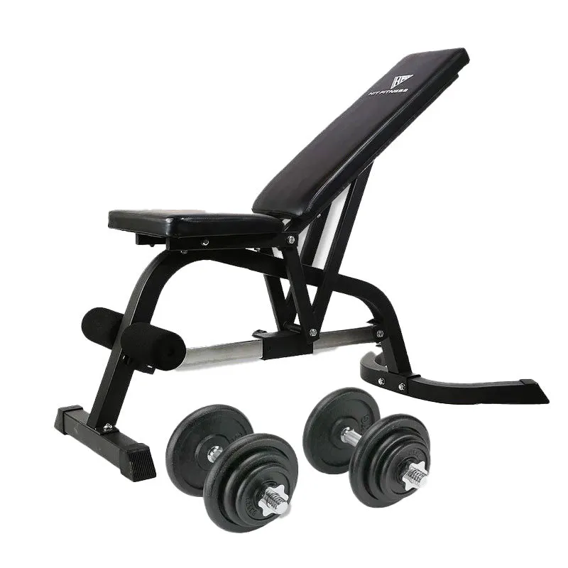 Adjustable Strength Bundle | Bench & Dumbbells Set