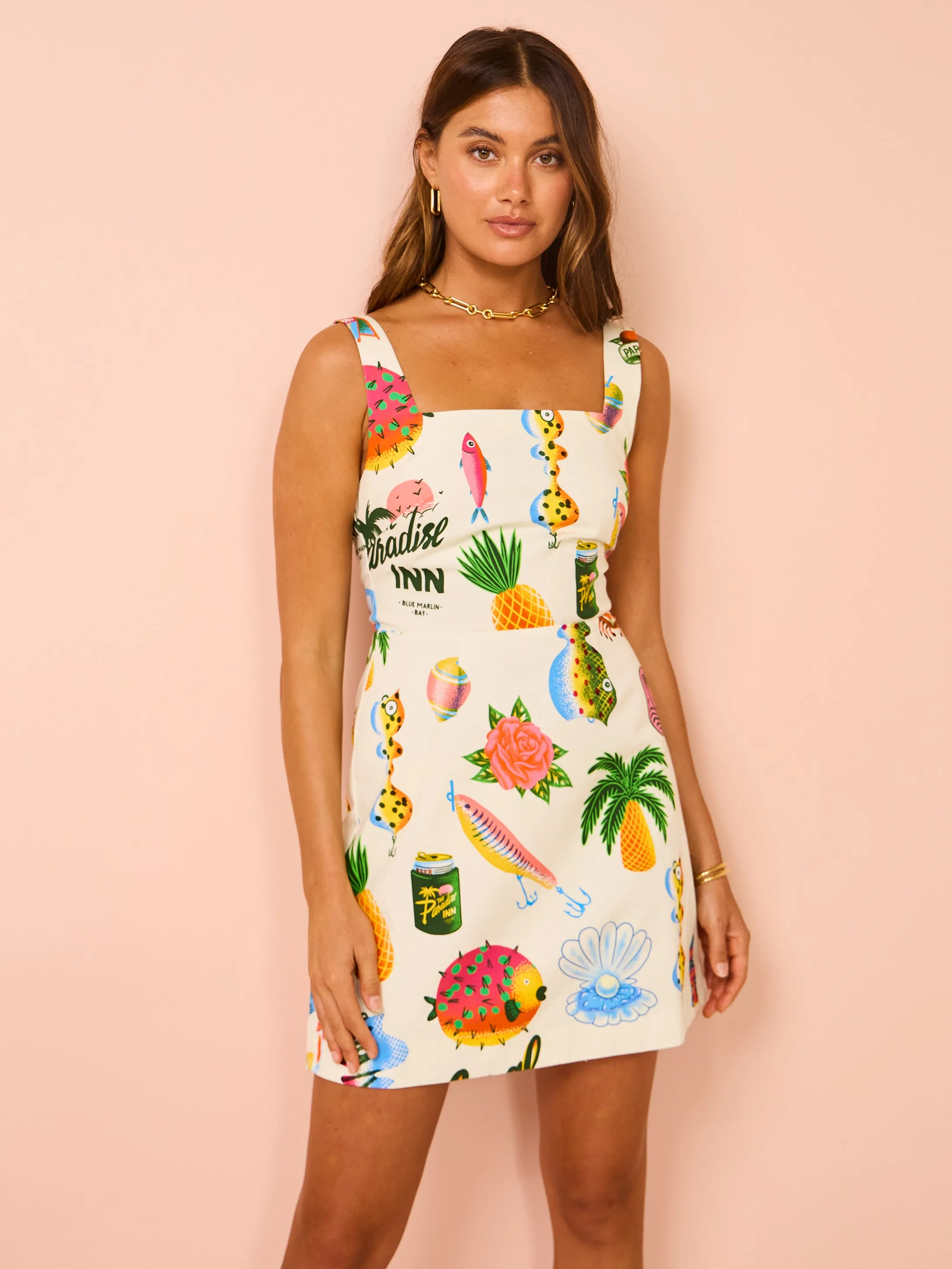 Alemais Samaki Mini Dress in Multi