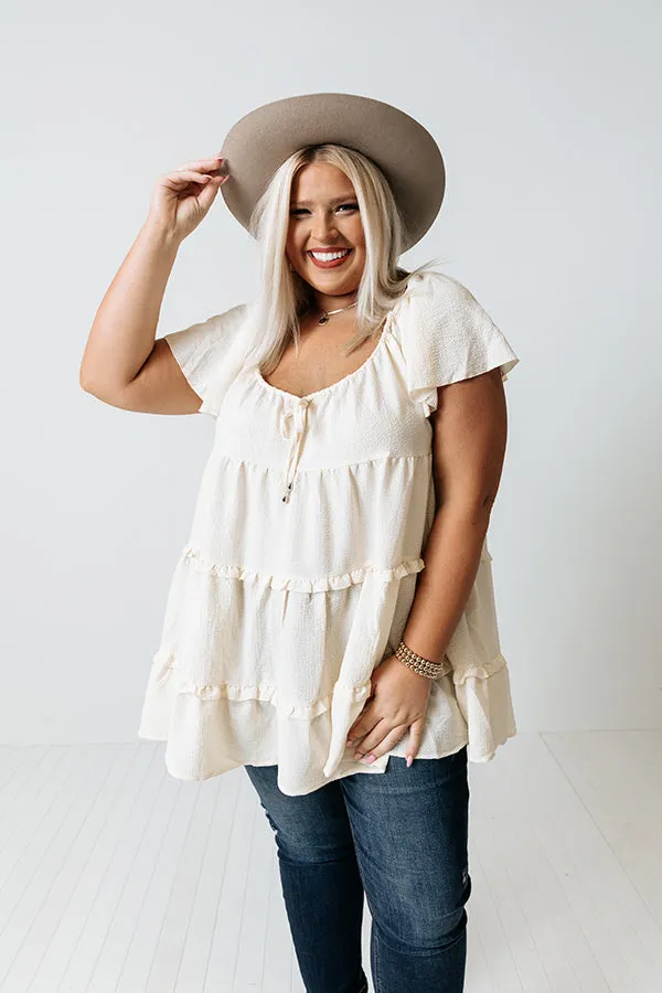 All I Want Is Affection Babydoll Tunic Top Curves