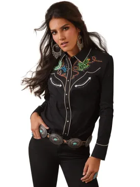 Ariat 10043689 Womens Wynette Shirt Black