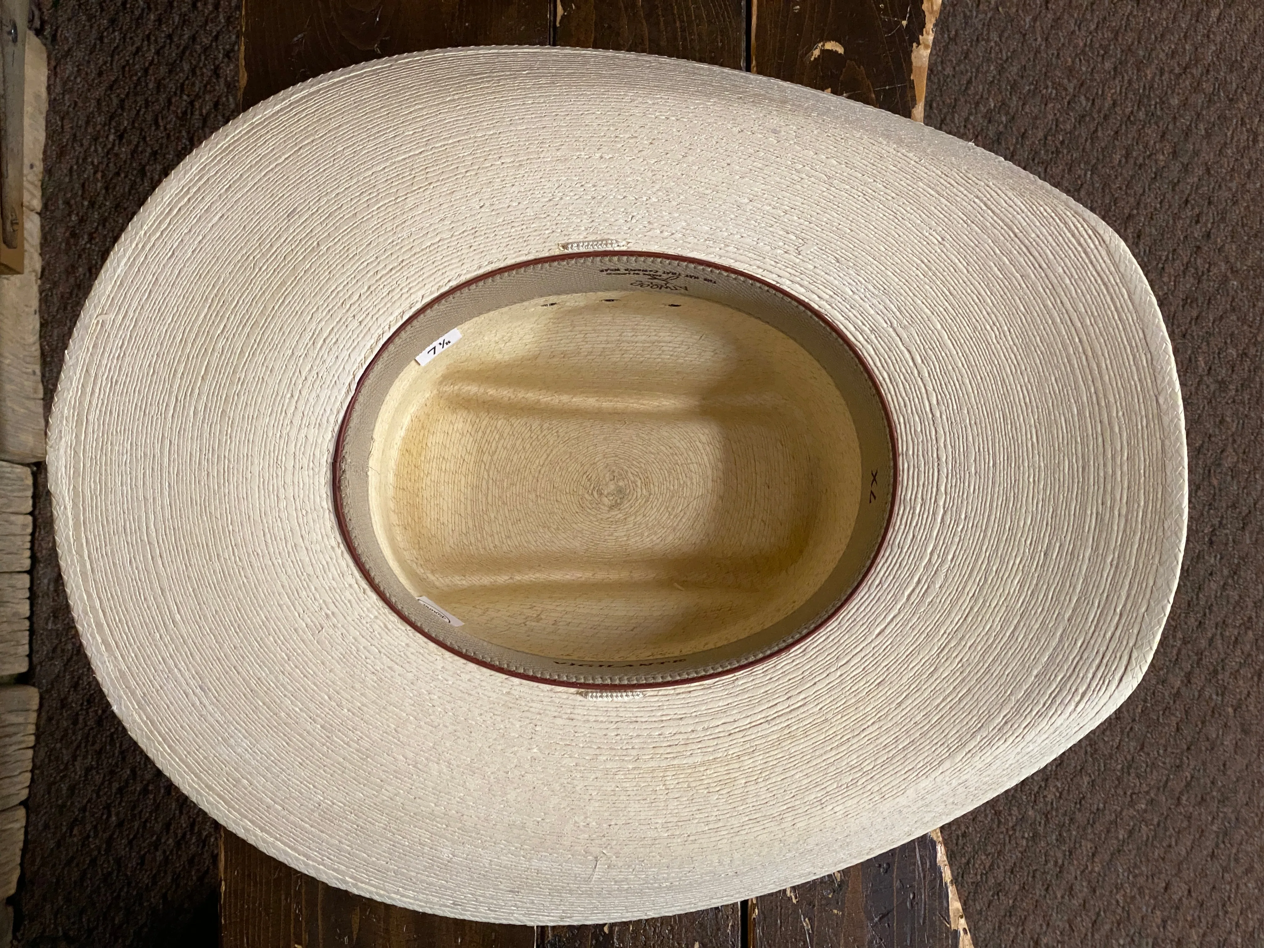 Atwood® 7X Vigilante Natural Palm Leaf Straw Cowboy Hat