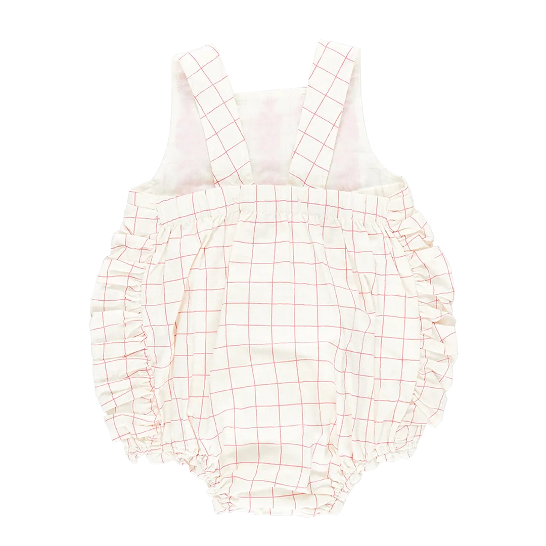 Baby Girls Betty Bubble - Pink Tattersall