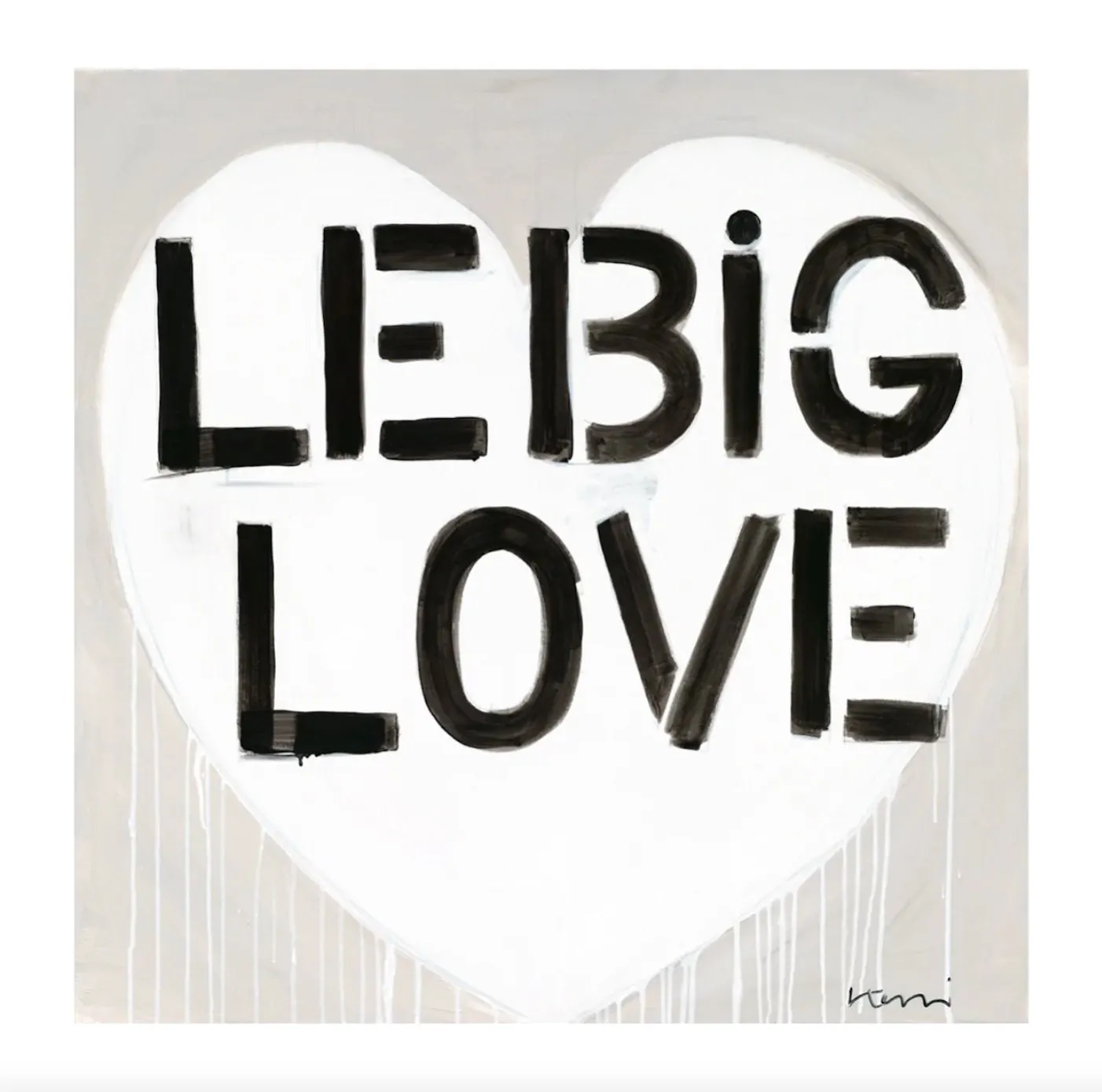 Big Love French Edition Art Print Plexi 15x15