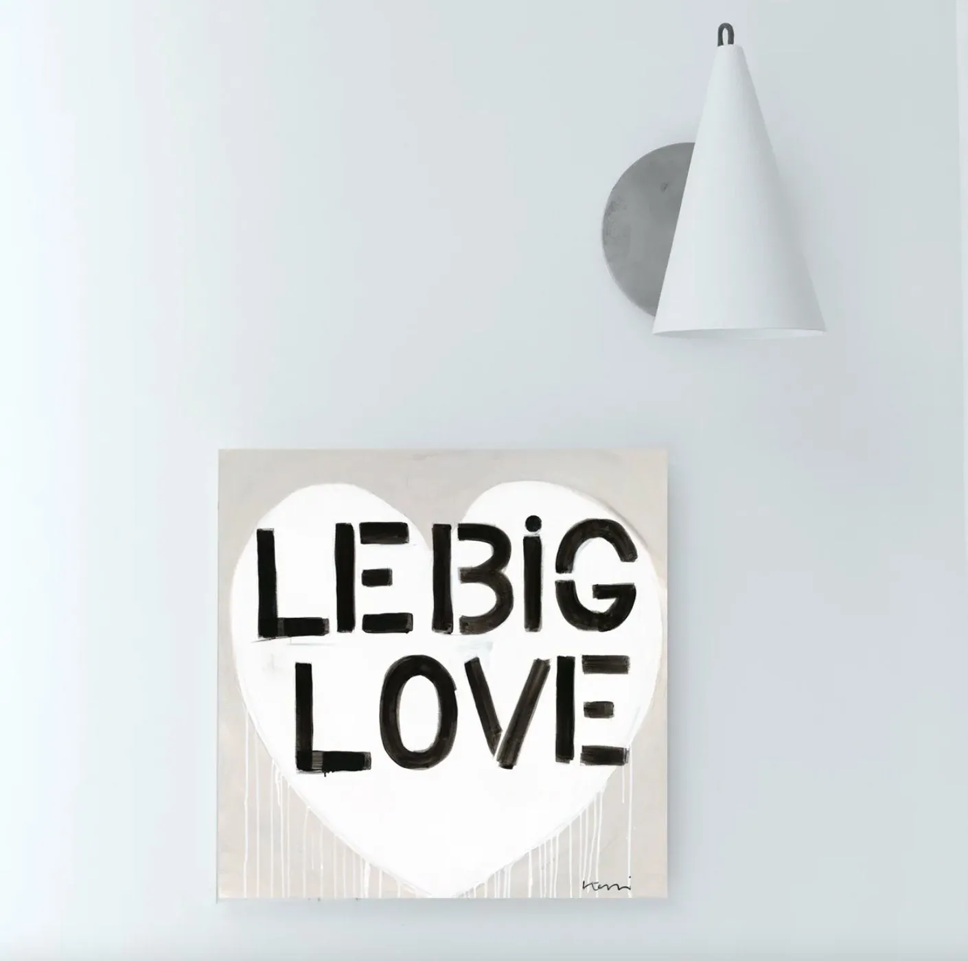 Big Love French Edition Art Print Plexi 15x15