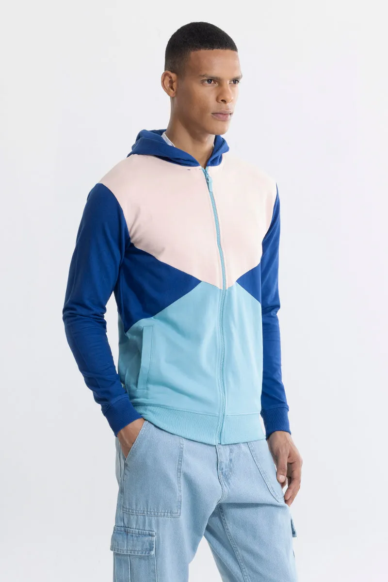 Blending Colour Pink Hoodie