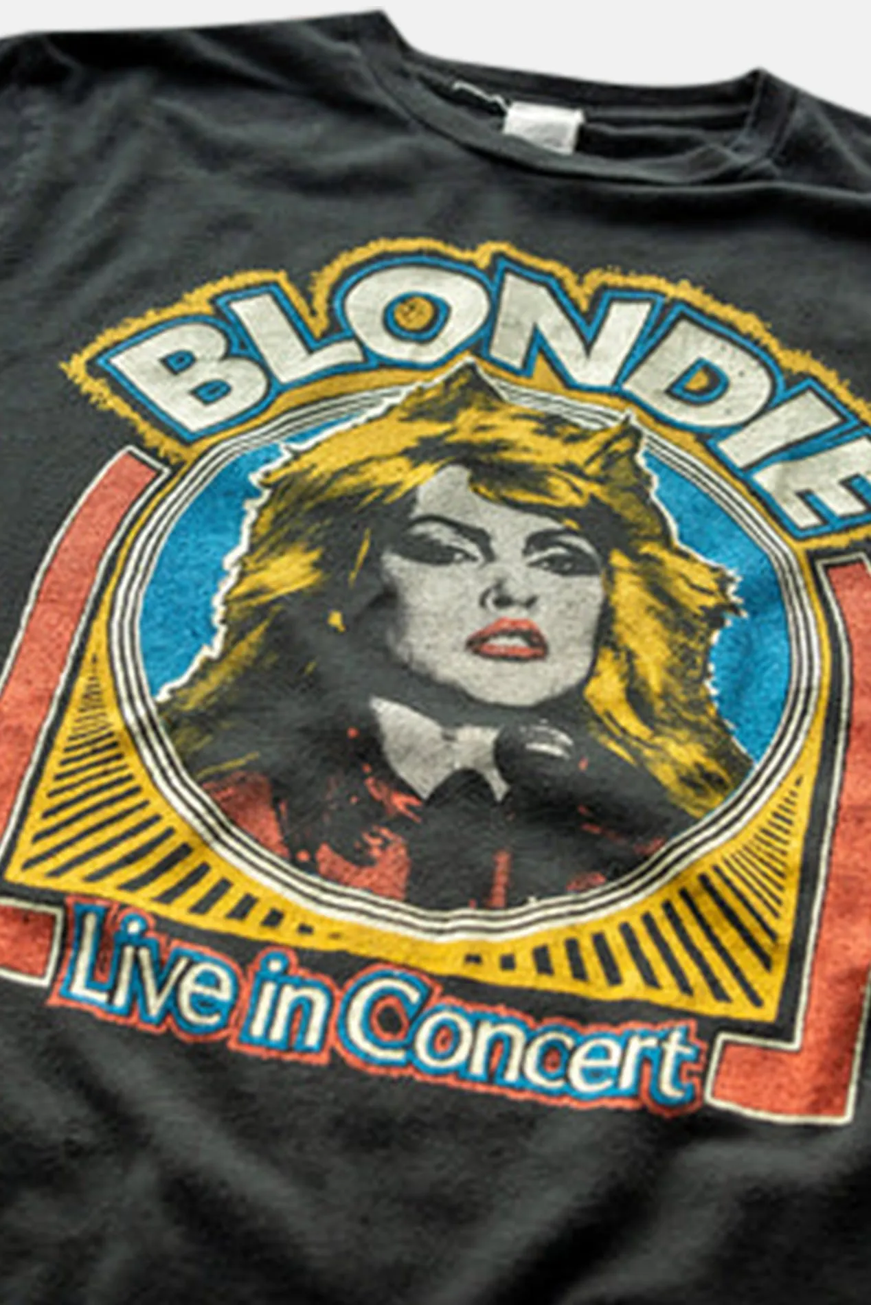 Blondie In The Flesh Tee Coal Pigment