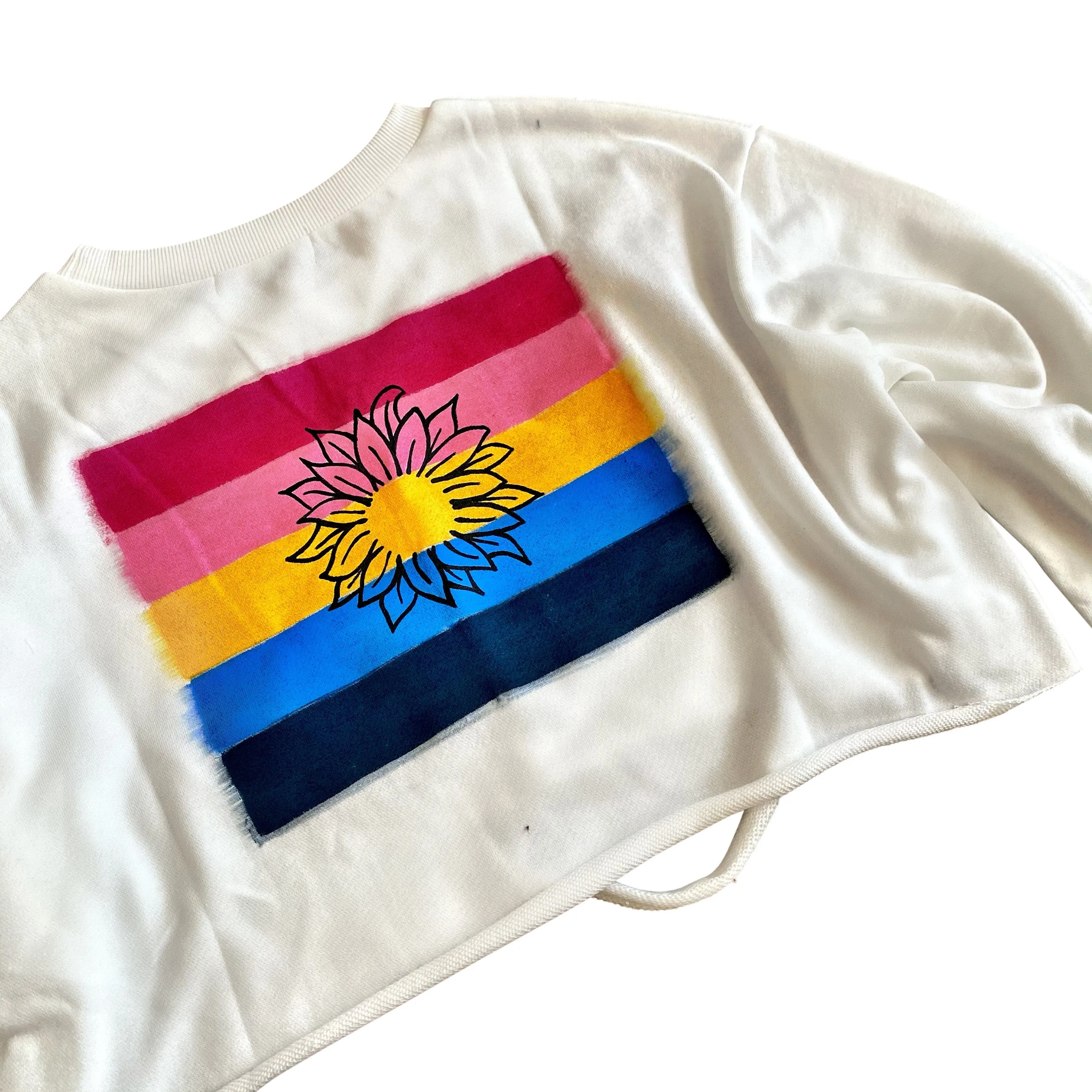 'BLOOMIN' PAINTED SWEATSHIRT