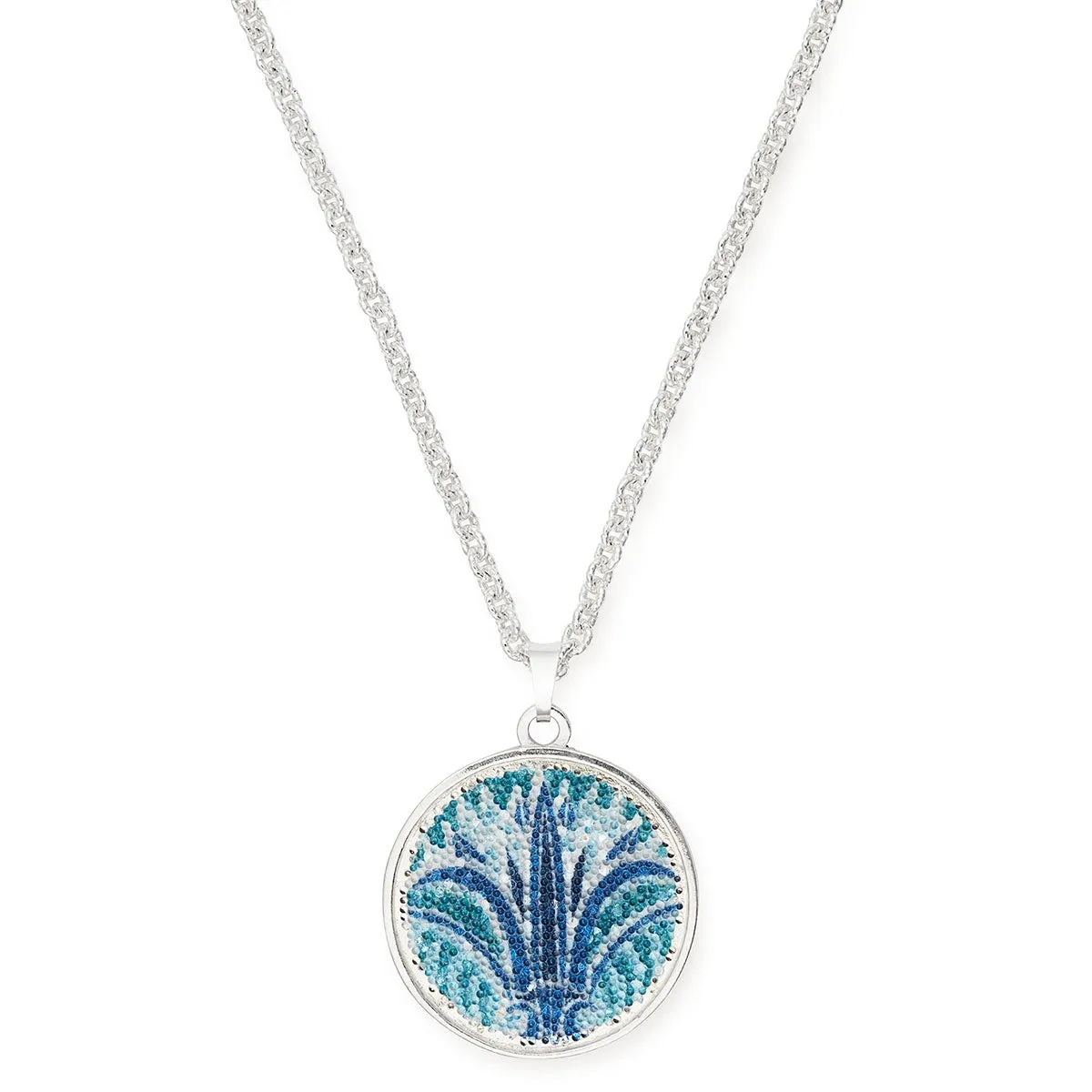 Blue Lotus Statement Necklace