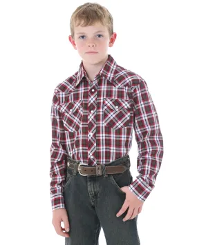 Boys Dress Long Sleeve Western Shirt