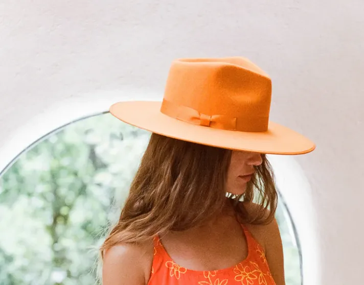 Burnt Orange Rancher Hat