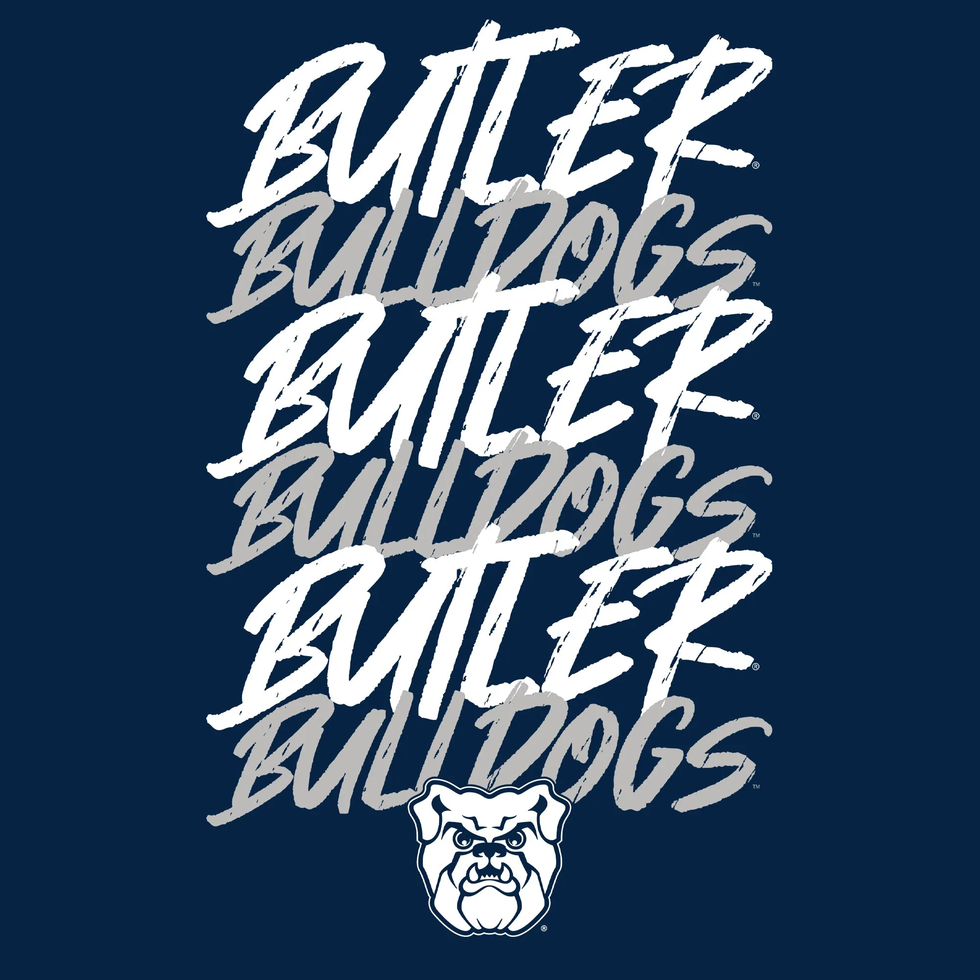 Butler Marker Repeat T-Shirt - Navy