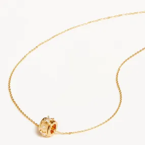 By Charlotte No Rain No Flowers Spinning Meditation Necklace, Gold