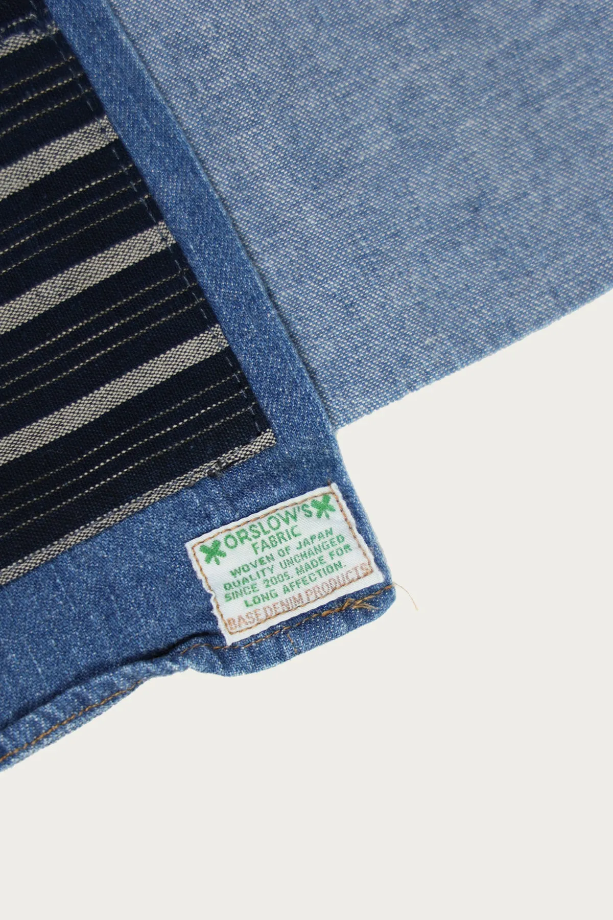 Canoe Club x orSlow - Vintage Boro Western Shirt - Indigo