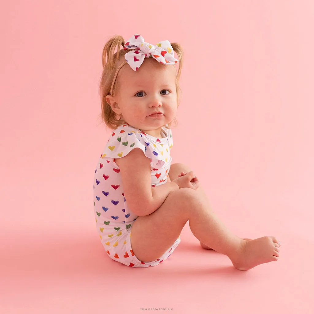 Care Bears™ Rainbow Hearts Ruffled Bodysuit