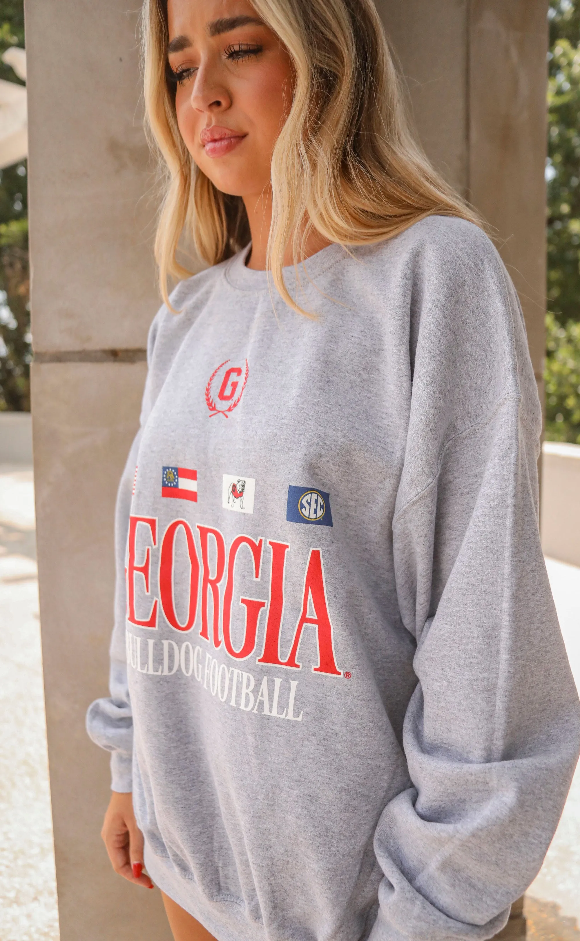 charlie southern: georgia flags sweatshirt