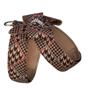 Chocolate Glen Houndstooth Nouveau Bow Tinkie Harness