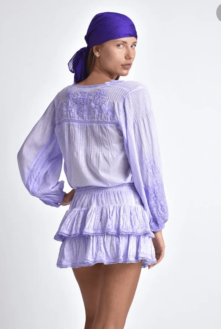 Coquette Top in Lavender