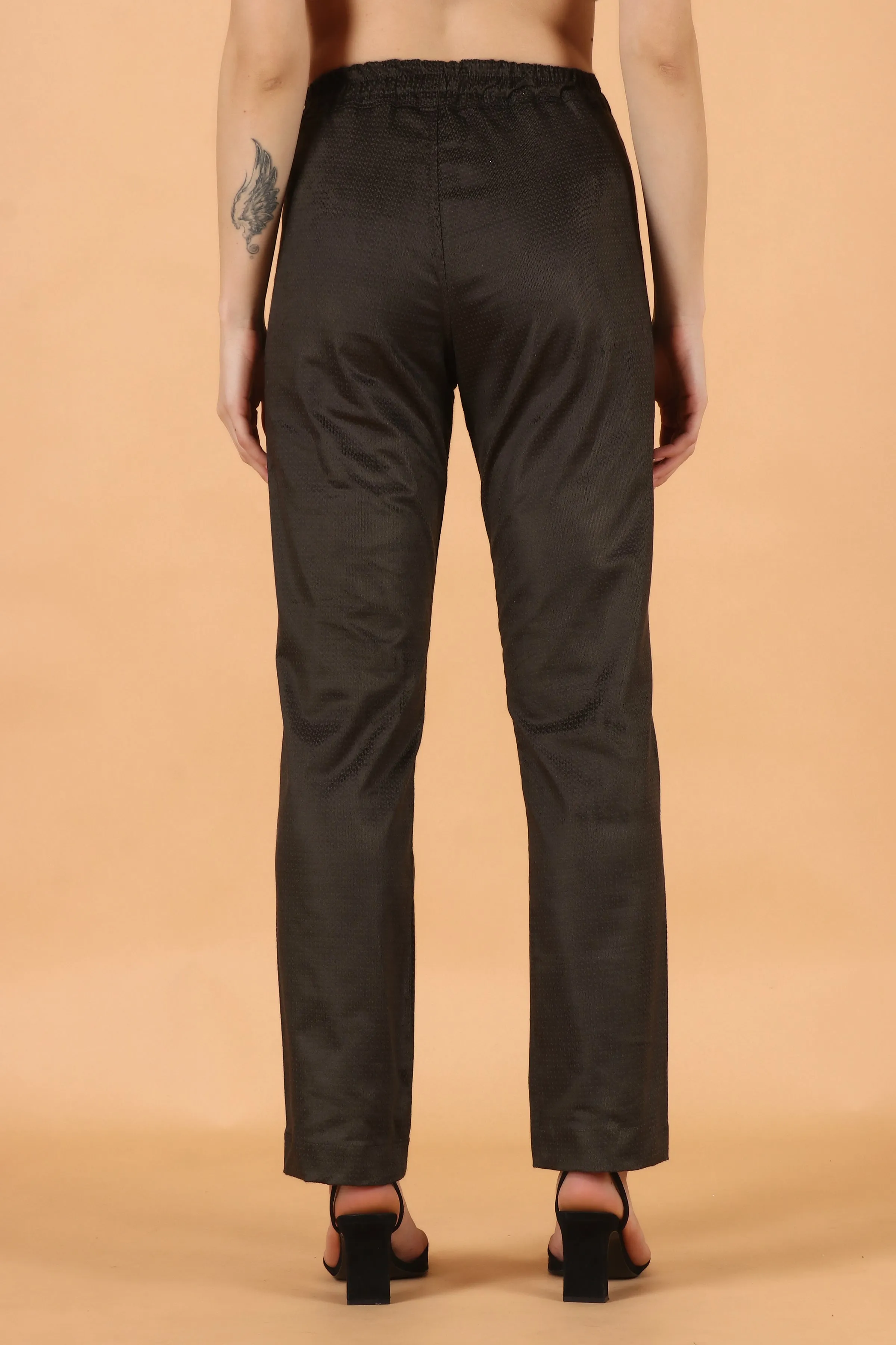 Corduroy Self-Textured Pants