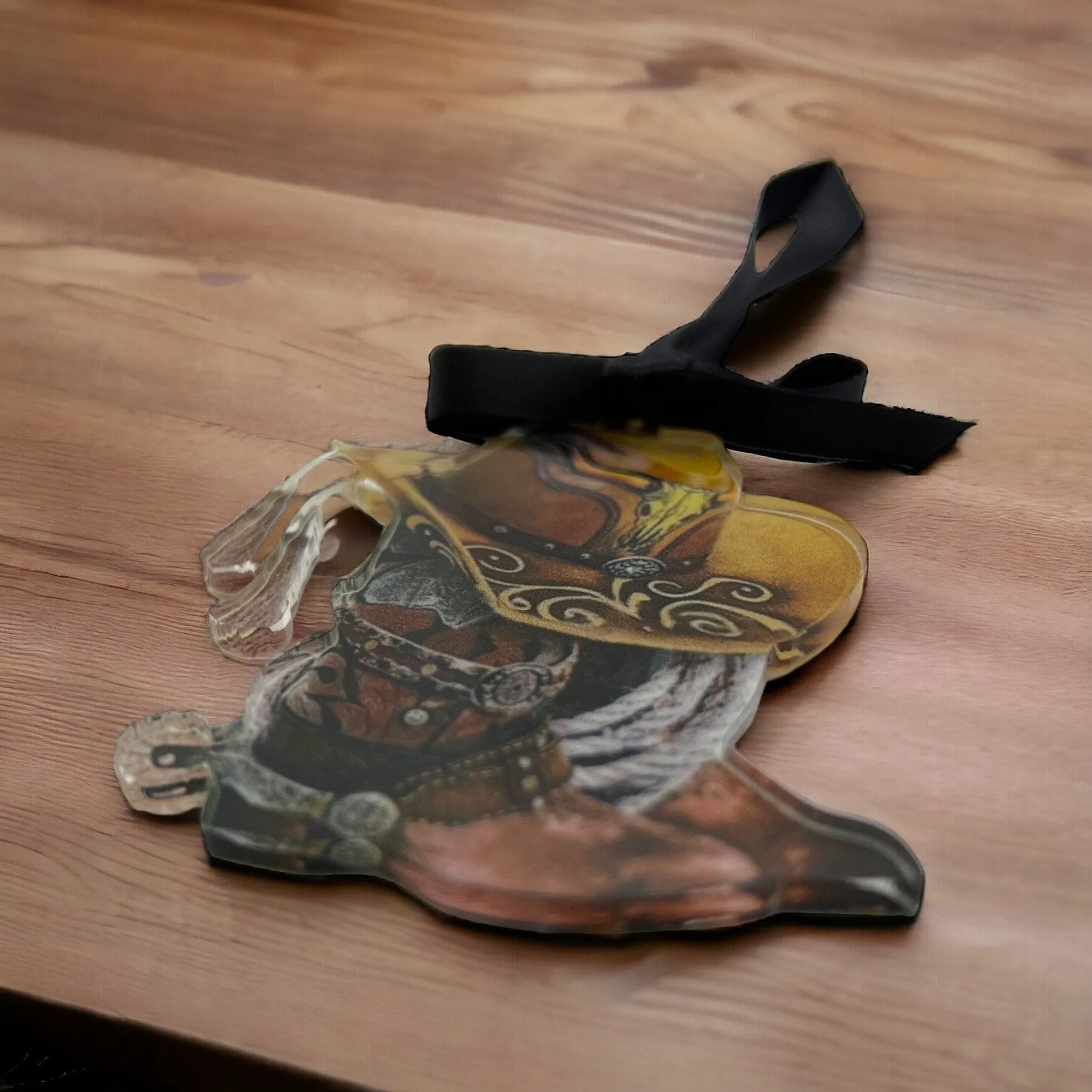 Cowboy Boots Ornament - Cowboy Ornament, Christmas Ornament, Holiday Ornament, Sublimation Ornament, Cowgirl Ornament, Rodeo Ornament, Boots