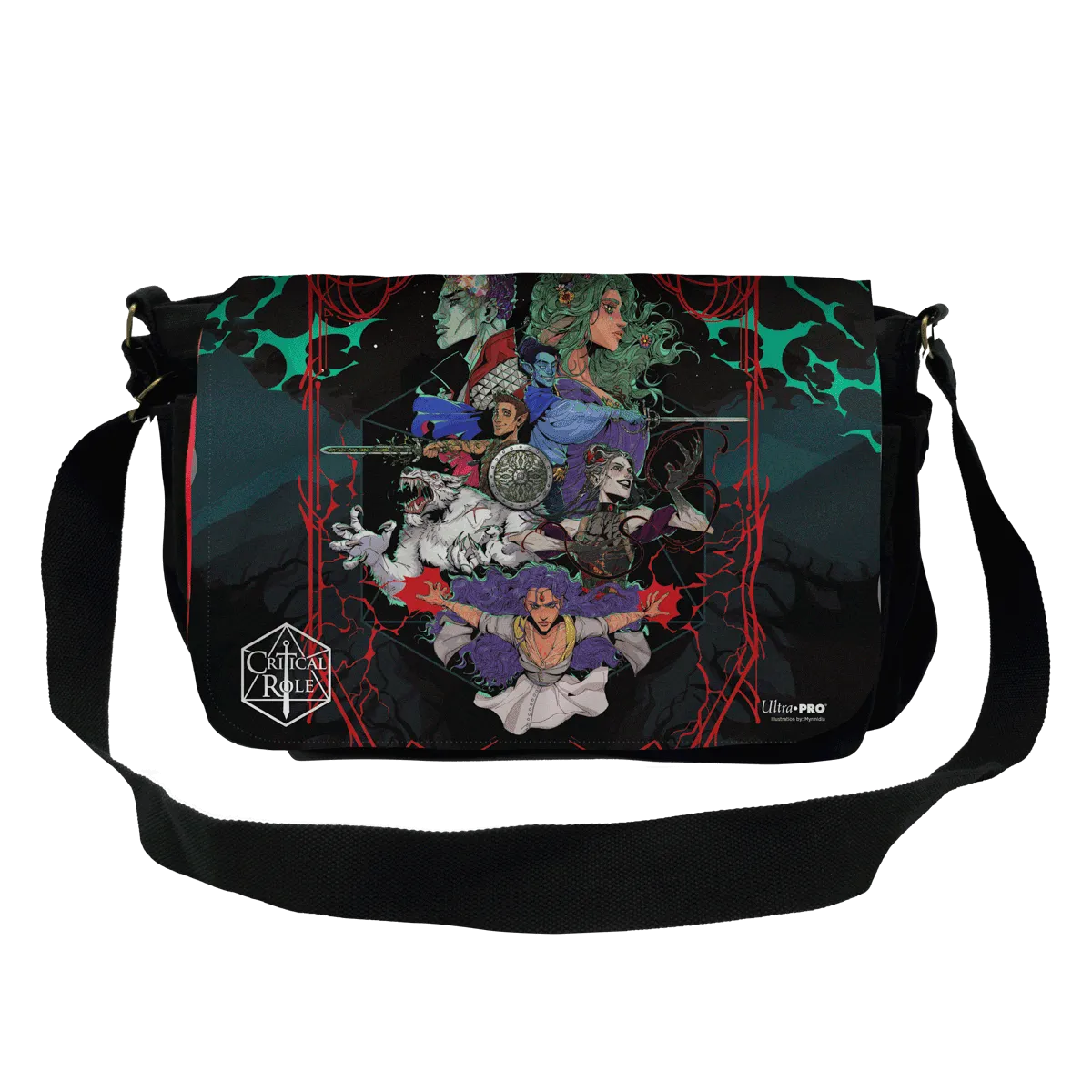 Critical Role Printed Messenger Bag Flap - Bells Hells Live at The Greek Theatre