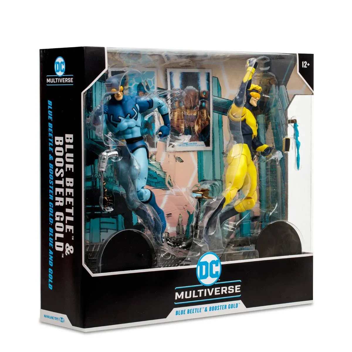 DC Multiverse Booster Gold and Blue Beetle 7" Inch Scale Action Figure 2 Pack - McFarlane Toys