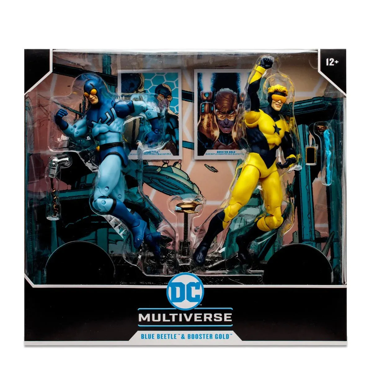 DC Multiverse Booster Gold and Blue Beetle 7" Inch Scale Action Figure 2 Pack - McFarlane Toys