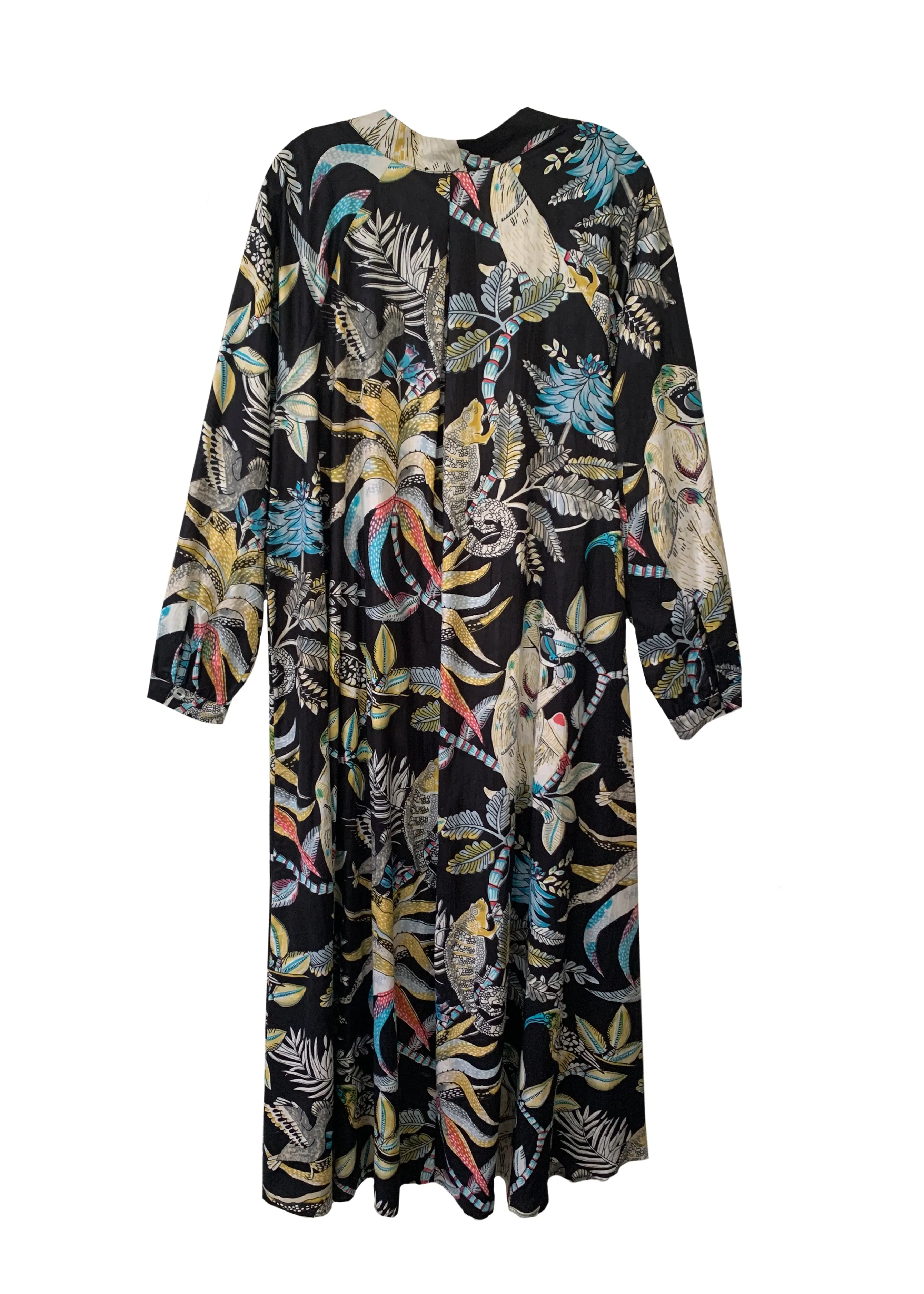 Denni Weekend Dress- Jungle Print- Black