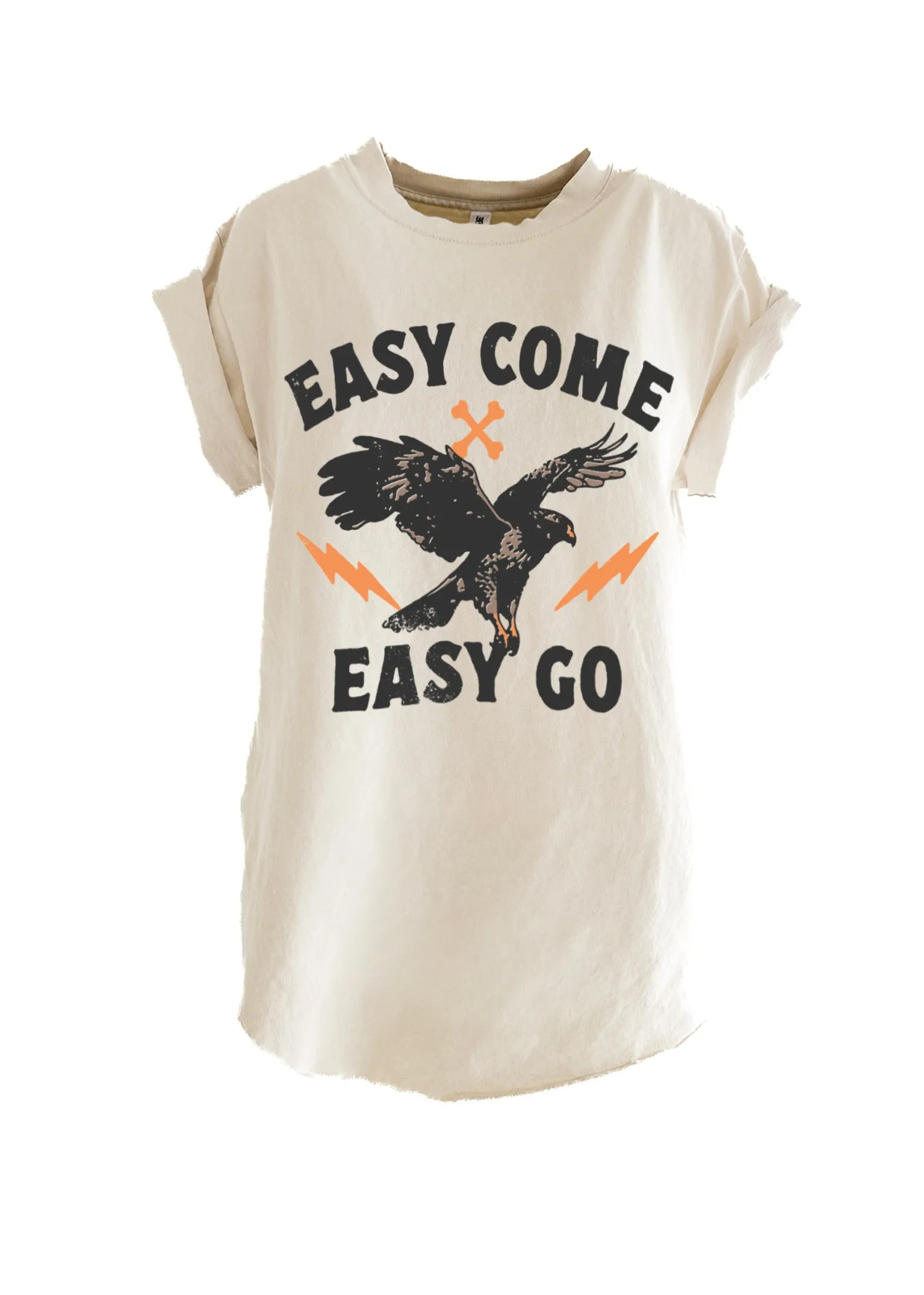 EASY COME EASY GO SIDE SLIT TEE