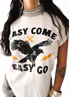 EASY COME EASY GO SIDE SLIT TEE