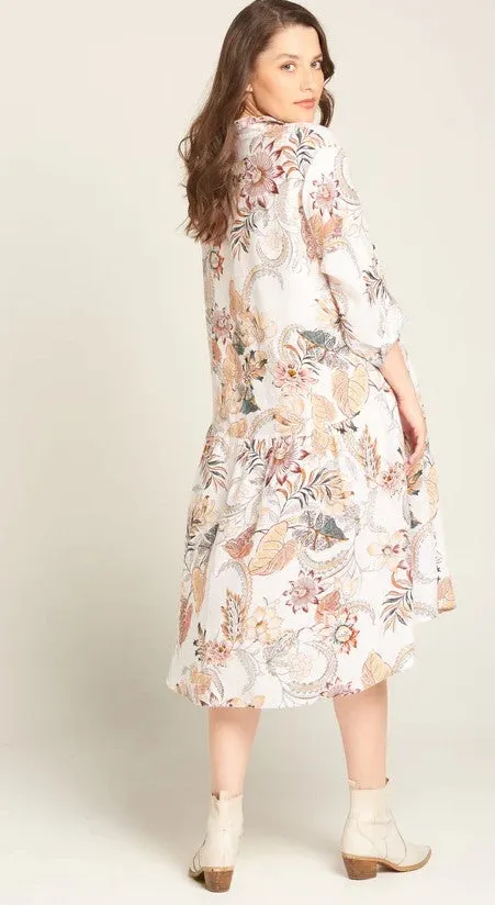 Floral Linen floral dress