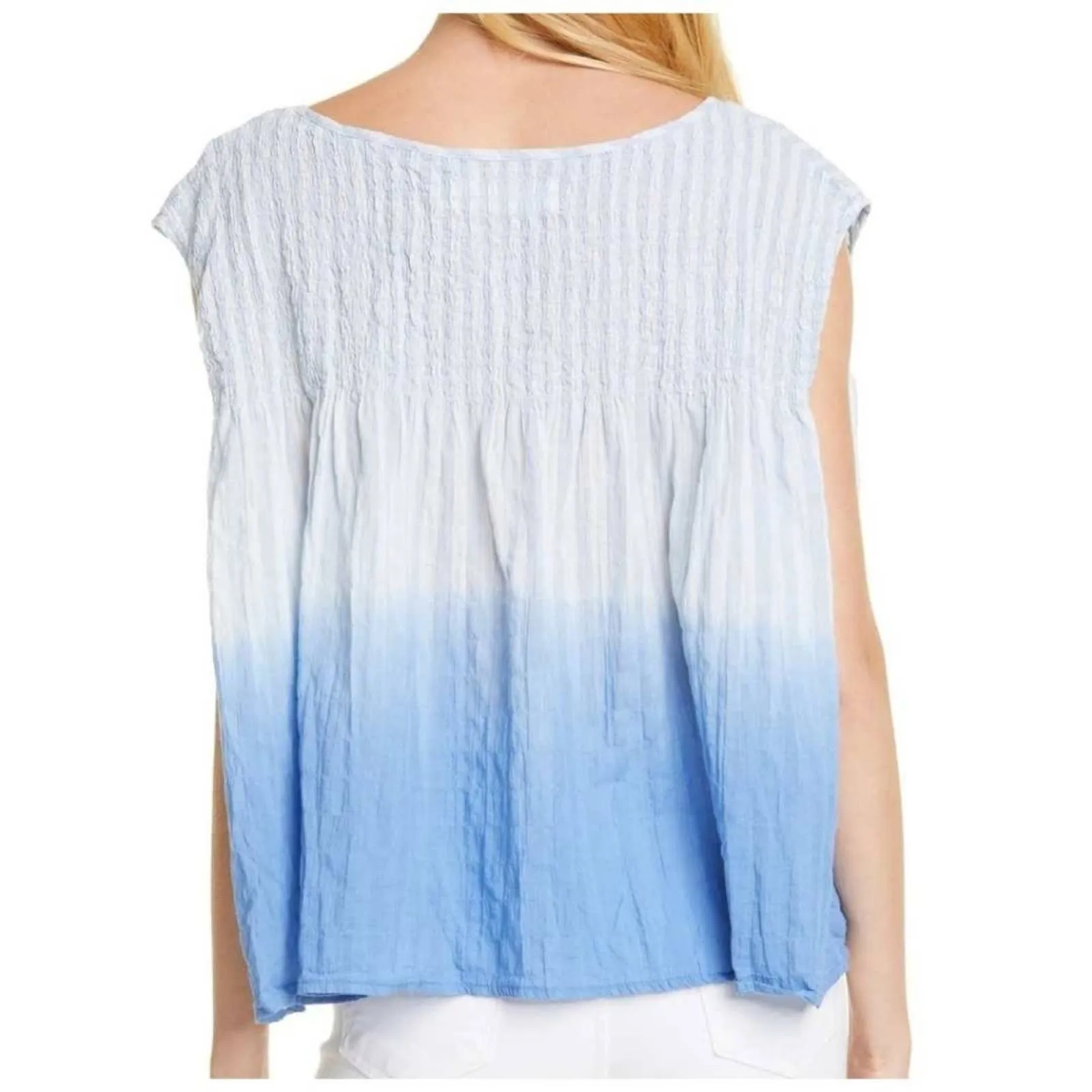 Free PeopleWomen Little Bit of Something Top, Chambray