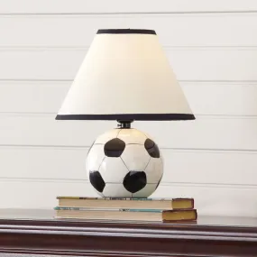 Hexanfield Soccer Ball 12'' Ceramic Table Lamp