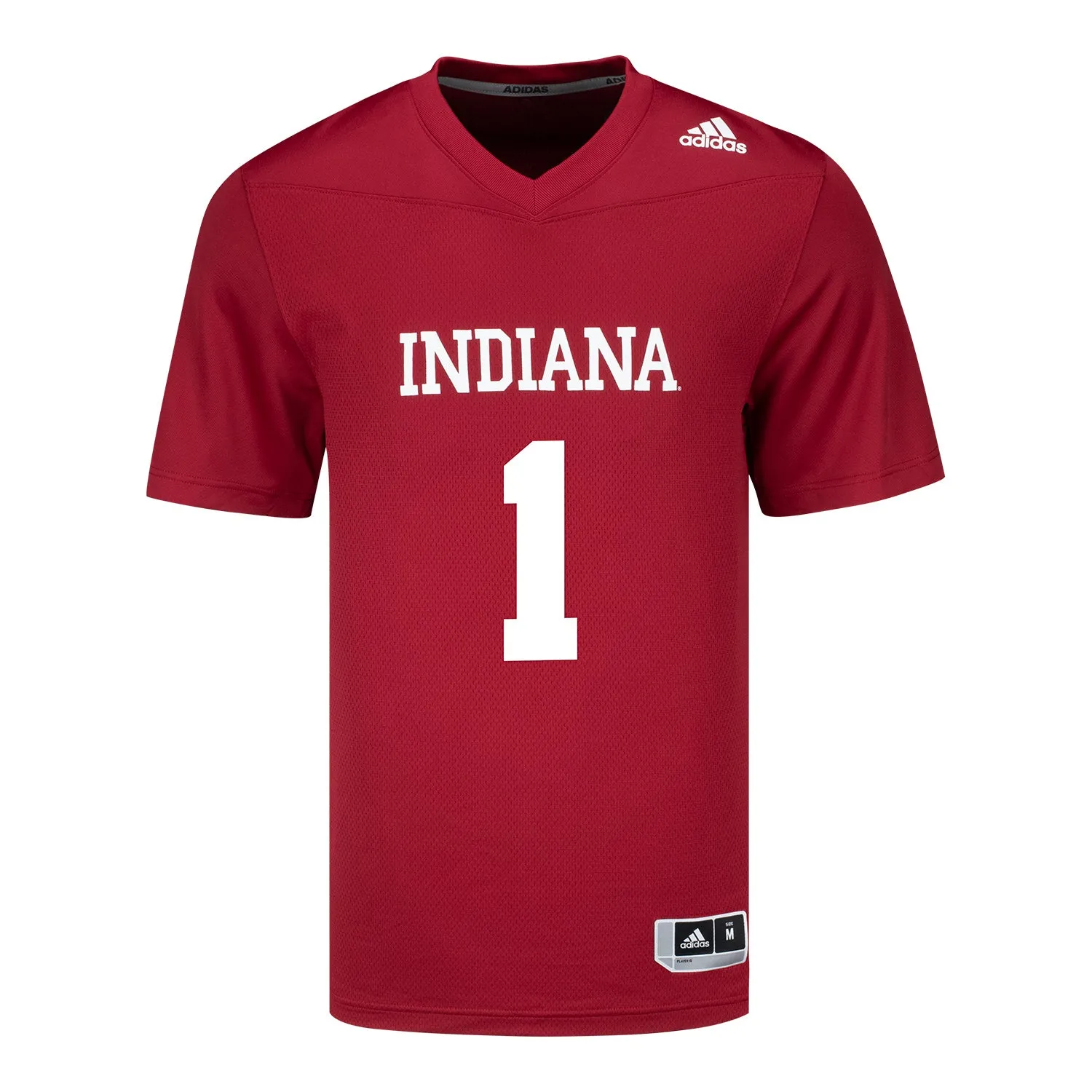 Indiana Hoosiers Adidas #1 Shawn Asbury II Crimson Student Athlete Football Jersey