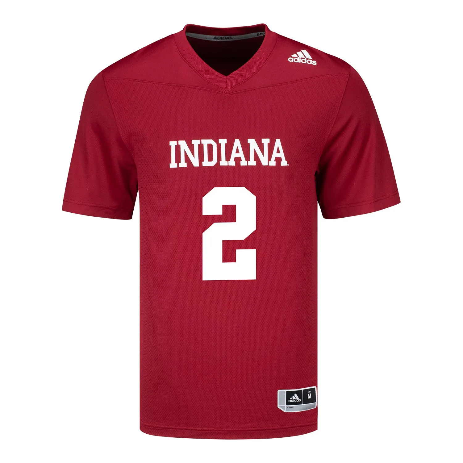 Indiana Hoosiers Adidas #2 Tayven Jackson Crimson Student Athlete Football Jersey