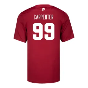 Indiana Hoosiers Adidas #99 James Carpenter Crimson Student Athlete Football Jersey