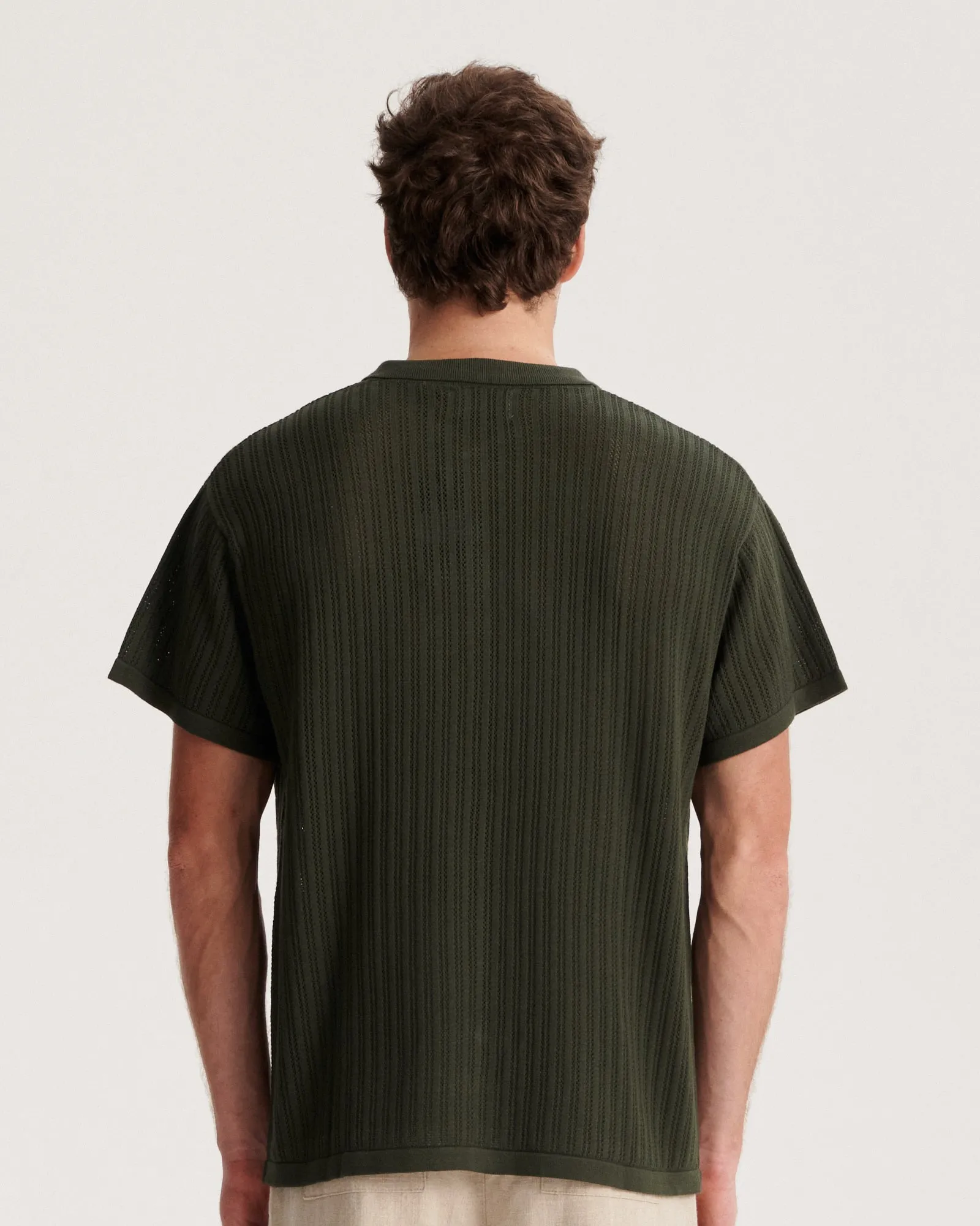 Intro Knit Shirt - Fatigue