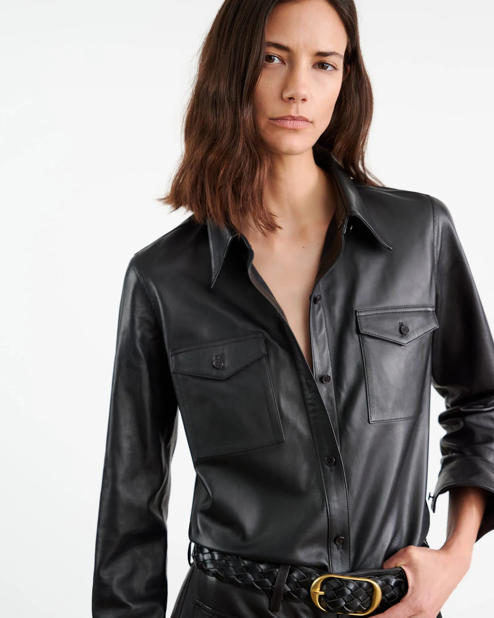 LIMITED EXCLUSIVE | AVA LEATHER SHIRT