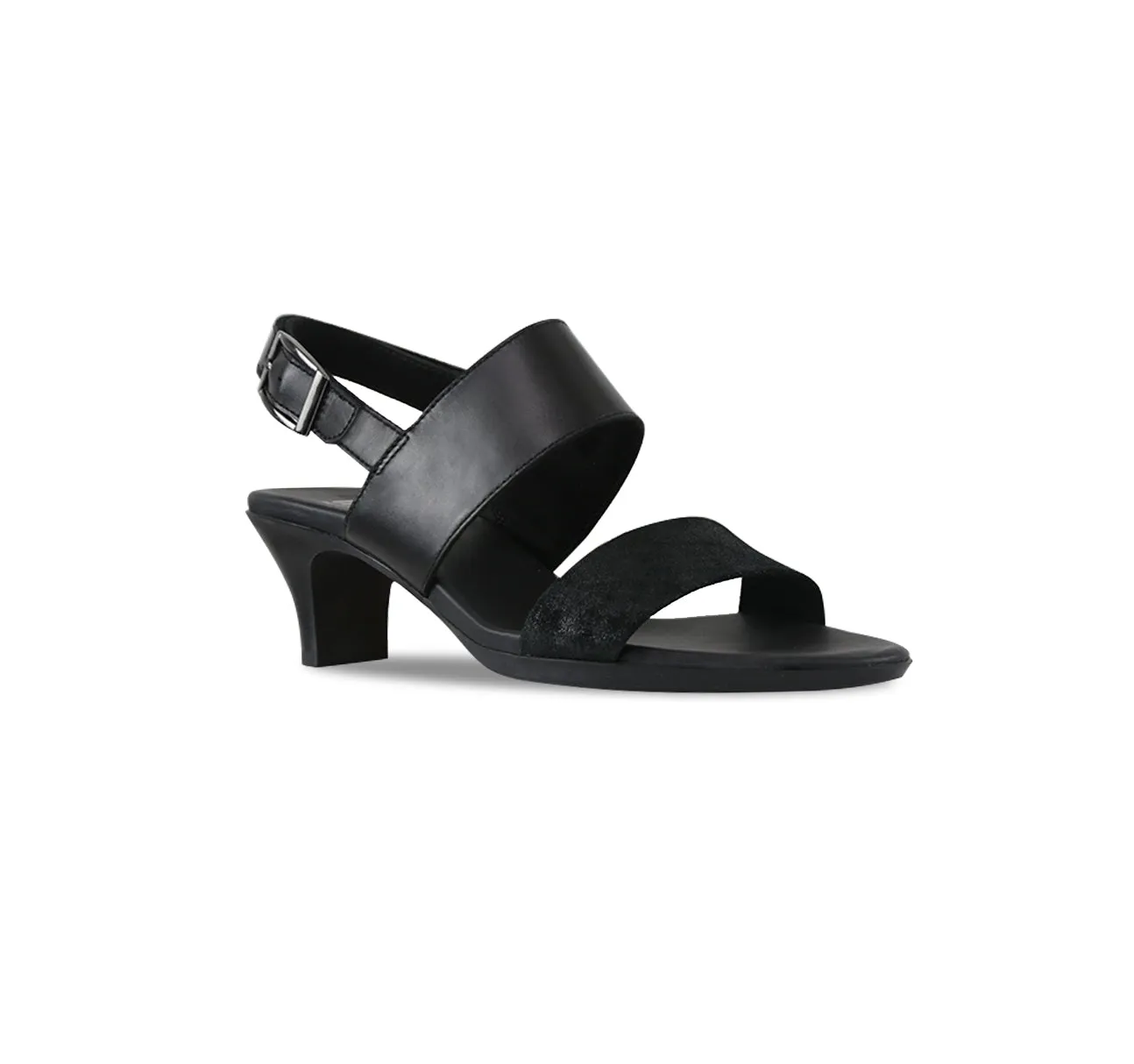 LIVIA-BLACK SHIMMER CALF COMBO