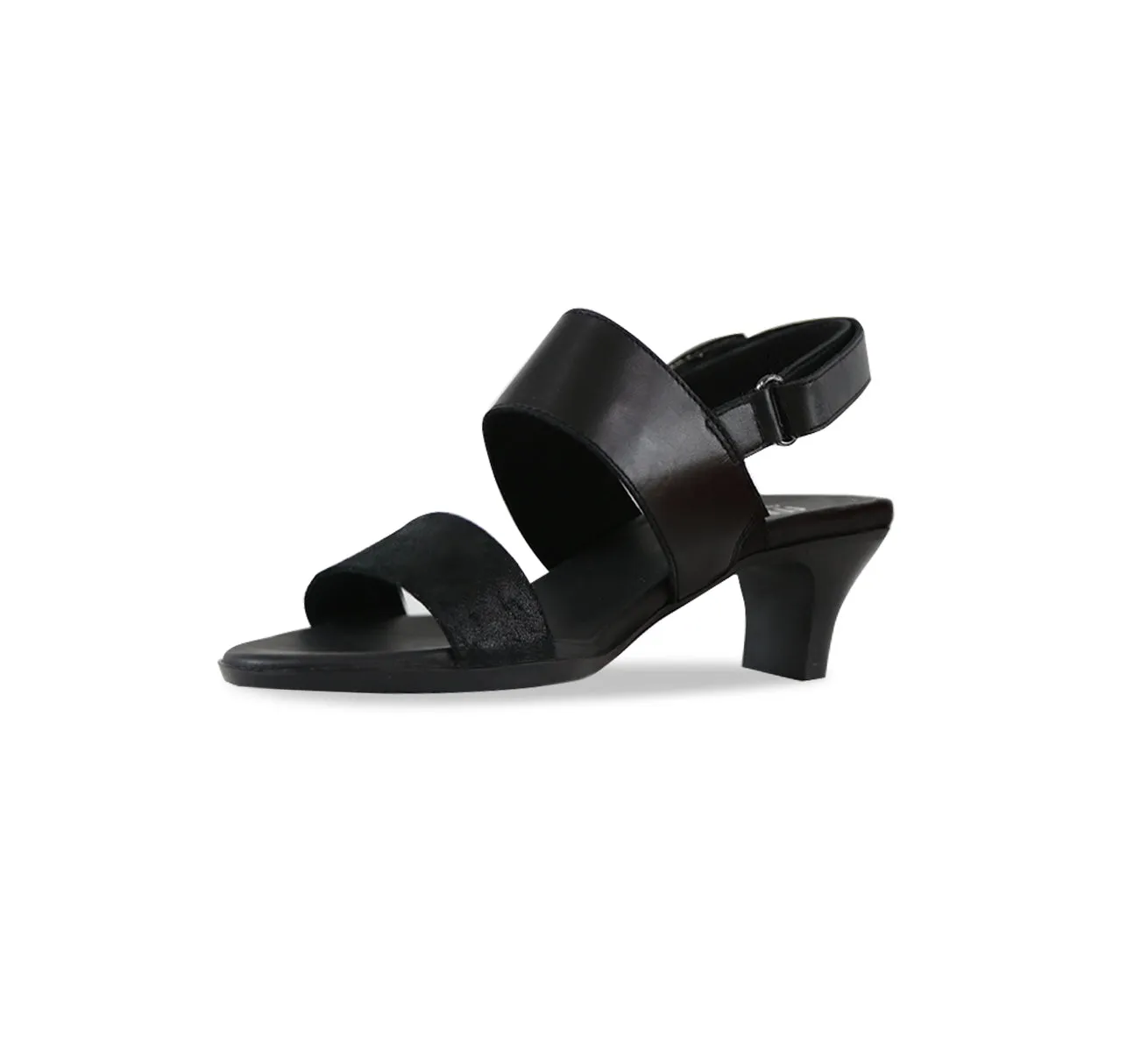 LIVIA-BLACK SHIMMER CALF COMBO