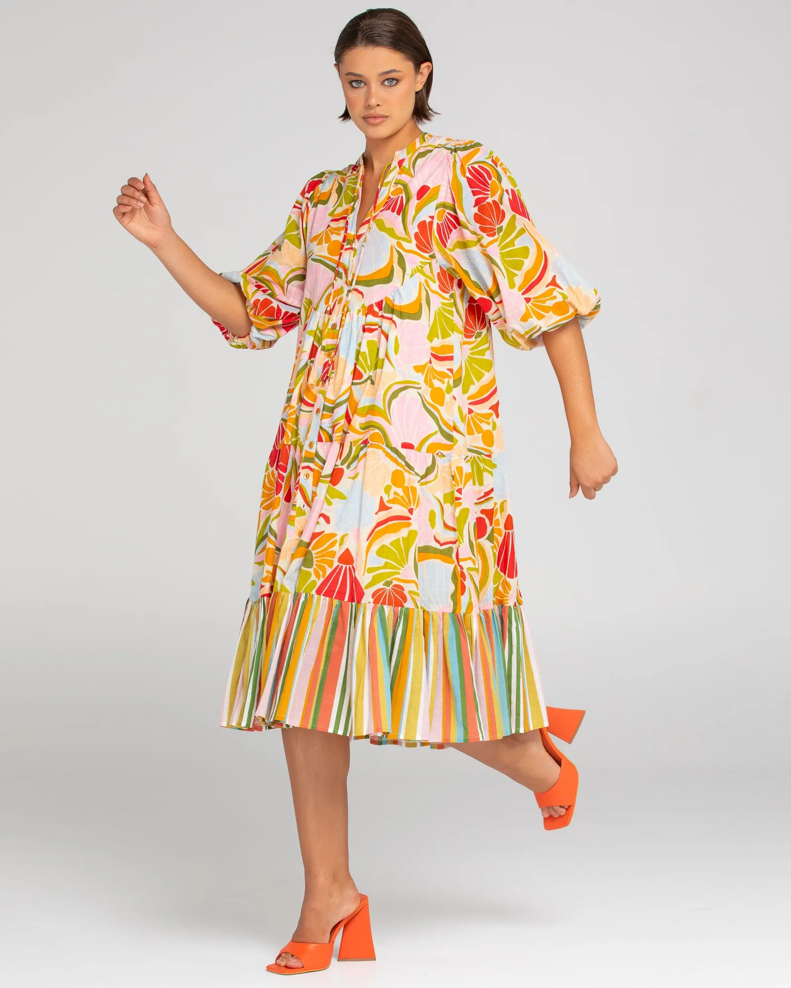 Mabel Dress - Spliced Colada