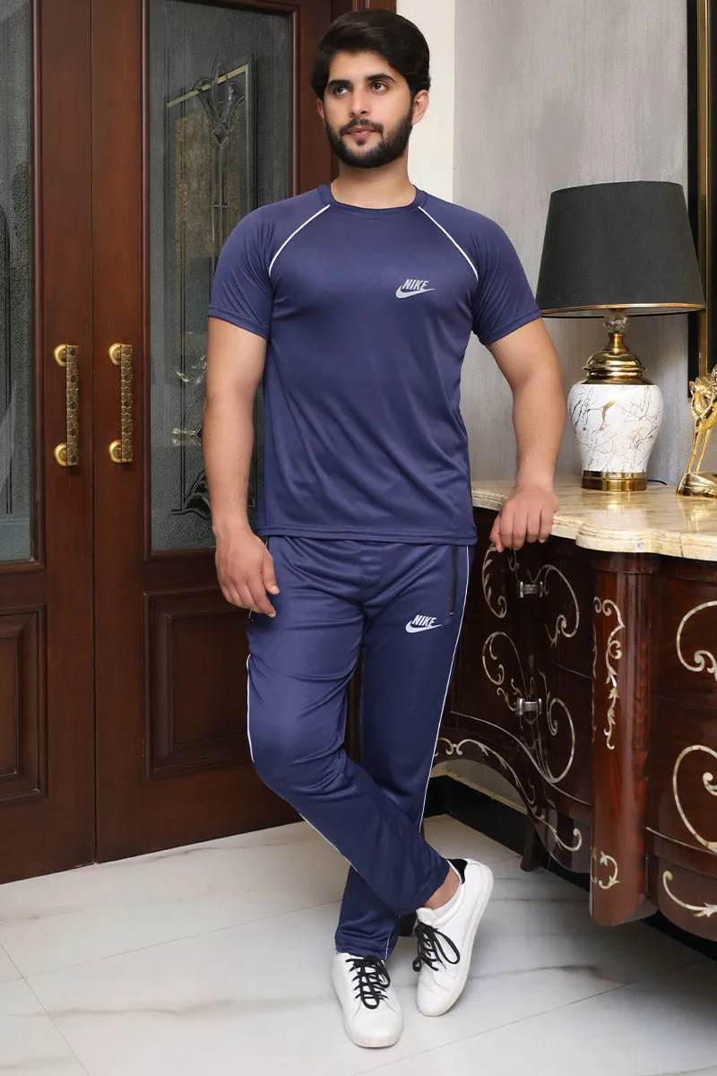 Men Summer Tracksuit Navy