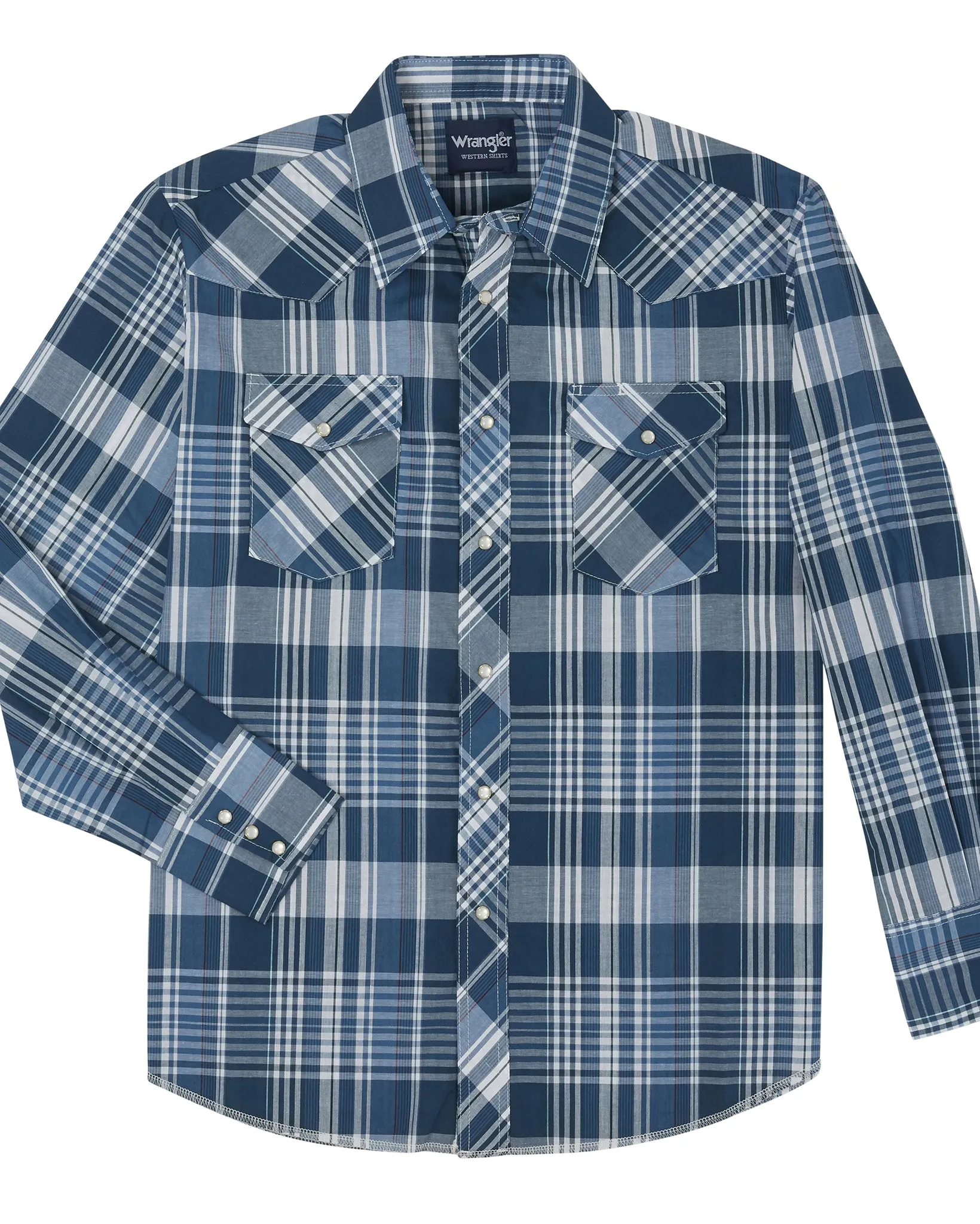 Men's Assorted Plaid Western Long Sleeve Shirts