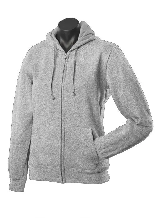 MENS Kozi Hoodie FULL ZIP - Grey Marle