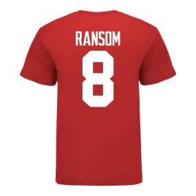 Ohio State Buckeyes #8 Lathan Ransom Student Athlete Football T-Shirt