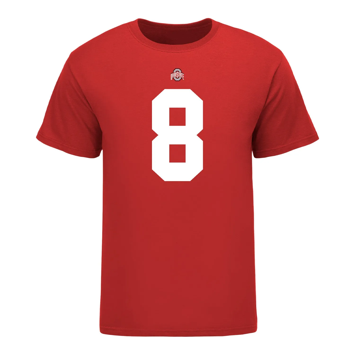 Ohio State Buckeyes #8 Lathan Ransom Student Athlete Football T-Shirt